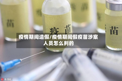 疫情期间造假/疫情期间假疫苗涉案人员怎么判的-第2张图片