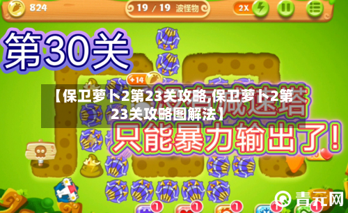 【保卫萝卜2第23关攻略,保卫萝卜2第23关攻略图解法】
