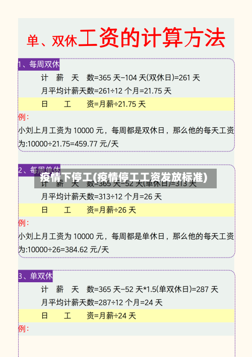 疫情下停工(疫情停工工资发放标准)-第2张图片
